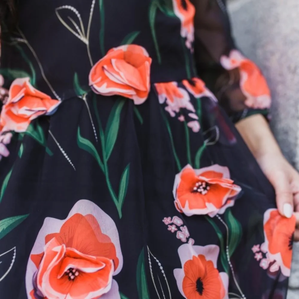 NWT Vici Poppy Dreams Maxi Dress - Picture 6 of 7